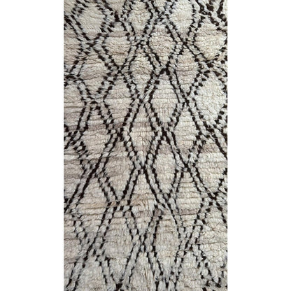 Pure wool Moroccan Berber hallway rug 96 x 220 cm