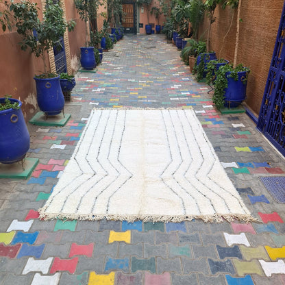 Authentic Berber rug in Khémisset wool 200 x 300 cm