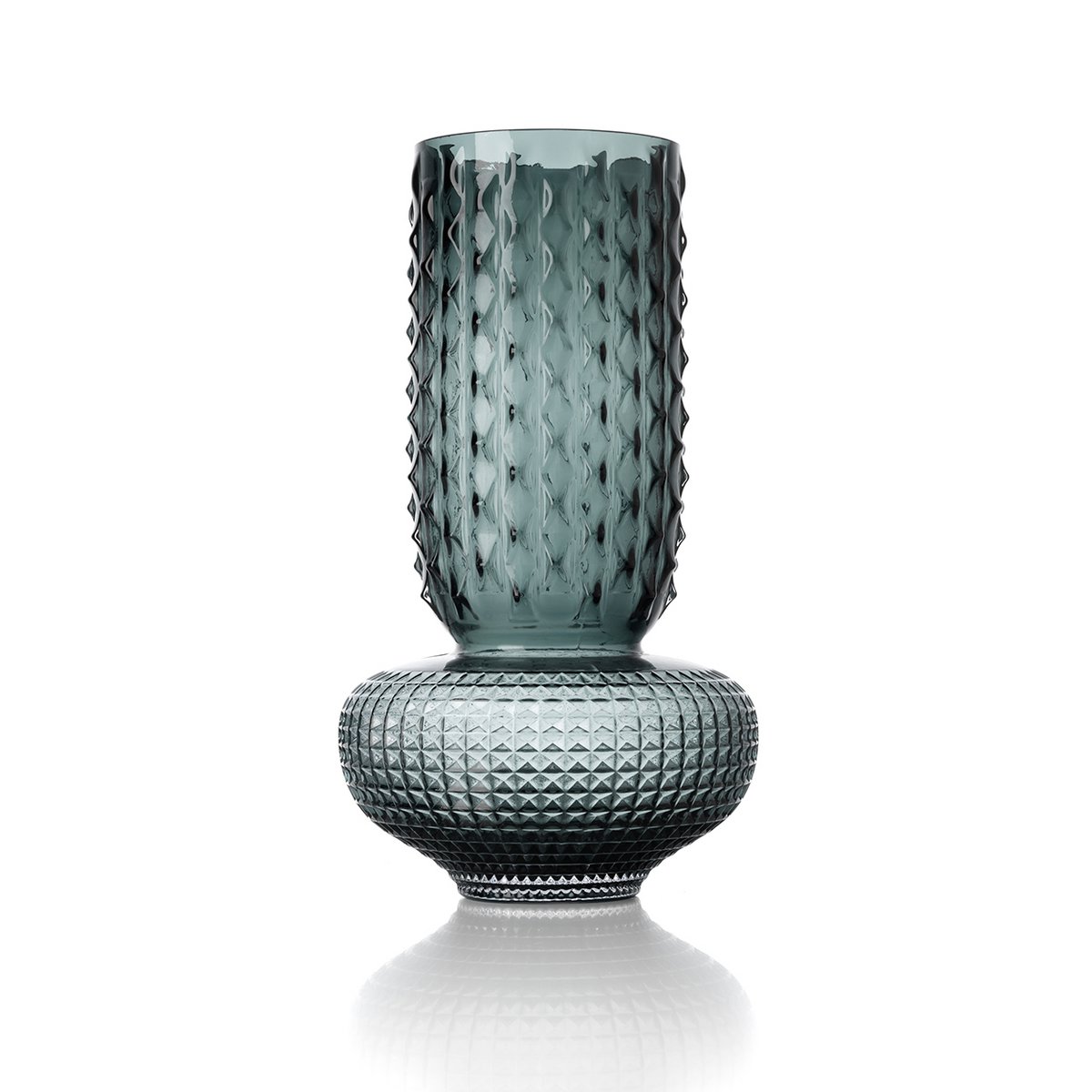 The Sapphire Jewel Vase - Blue - L