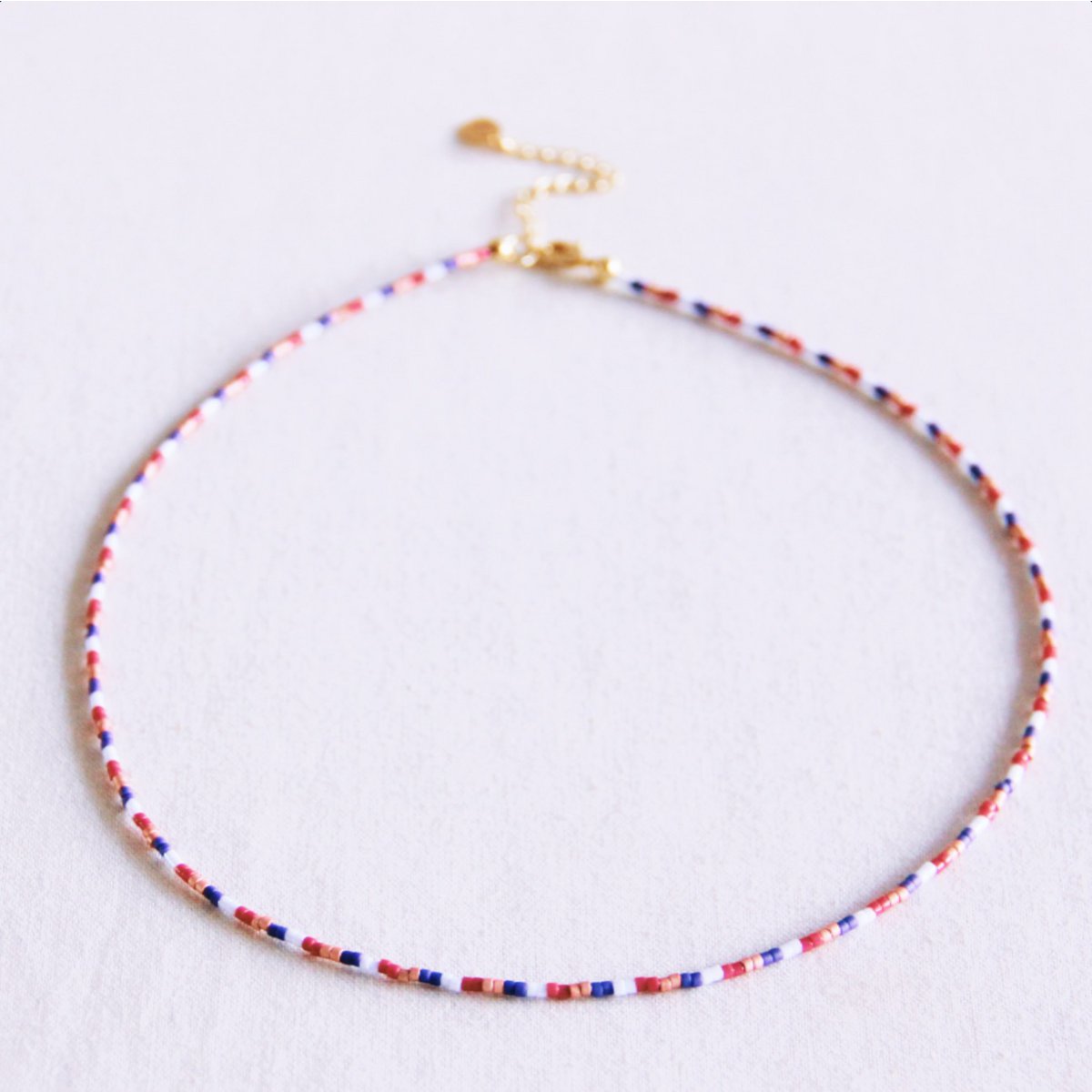 Miyuki necklace - Candy sweetheart
