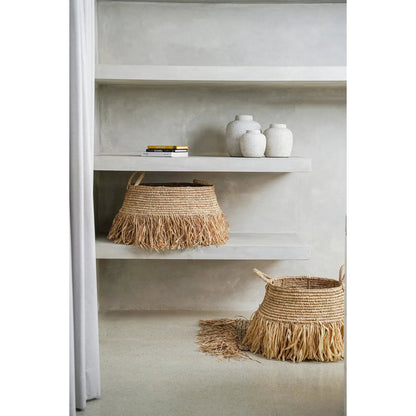 The Raffia Deluxe Baskets - Natural - Medium