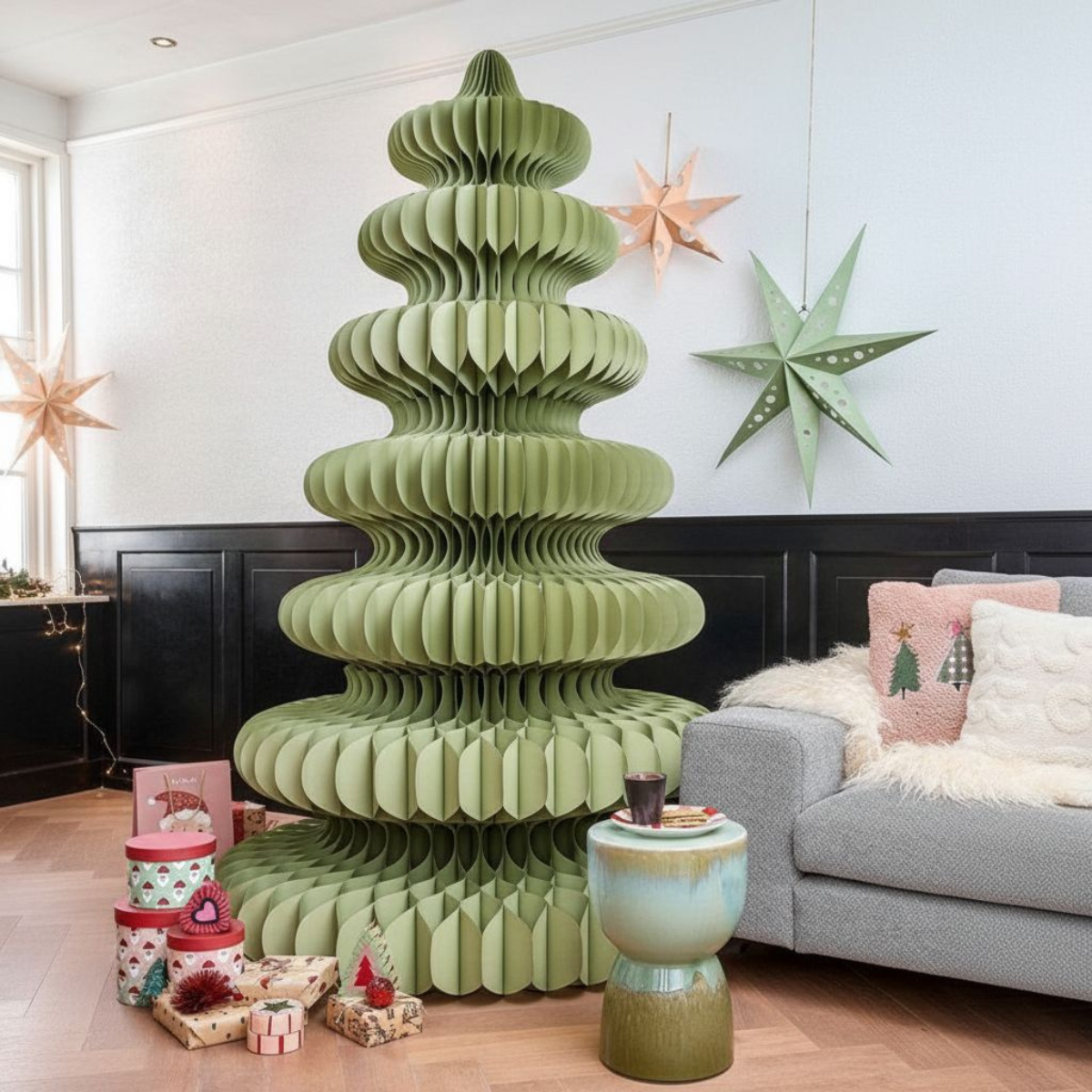 Decorative Christmas tree Green