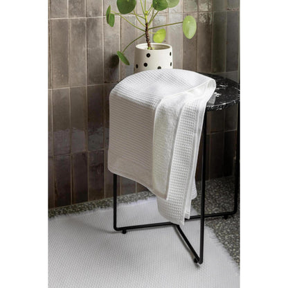 White Abby Recycled Shower Sheet 70 x 130