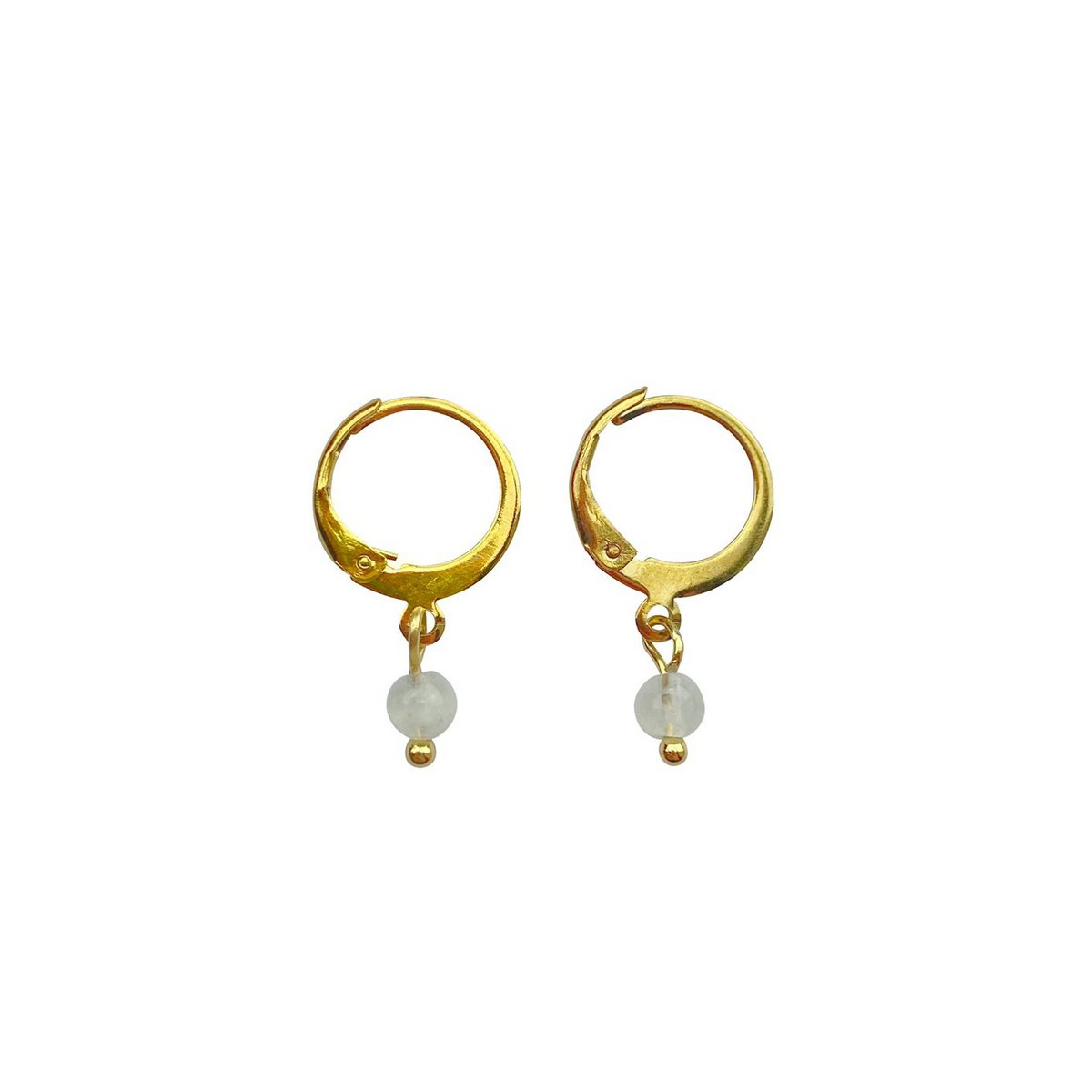Earrings Moonstone - Gold