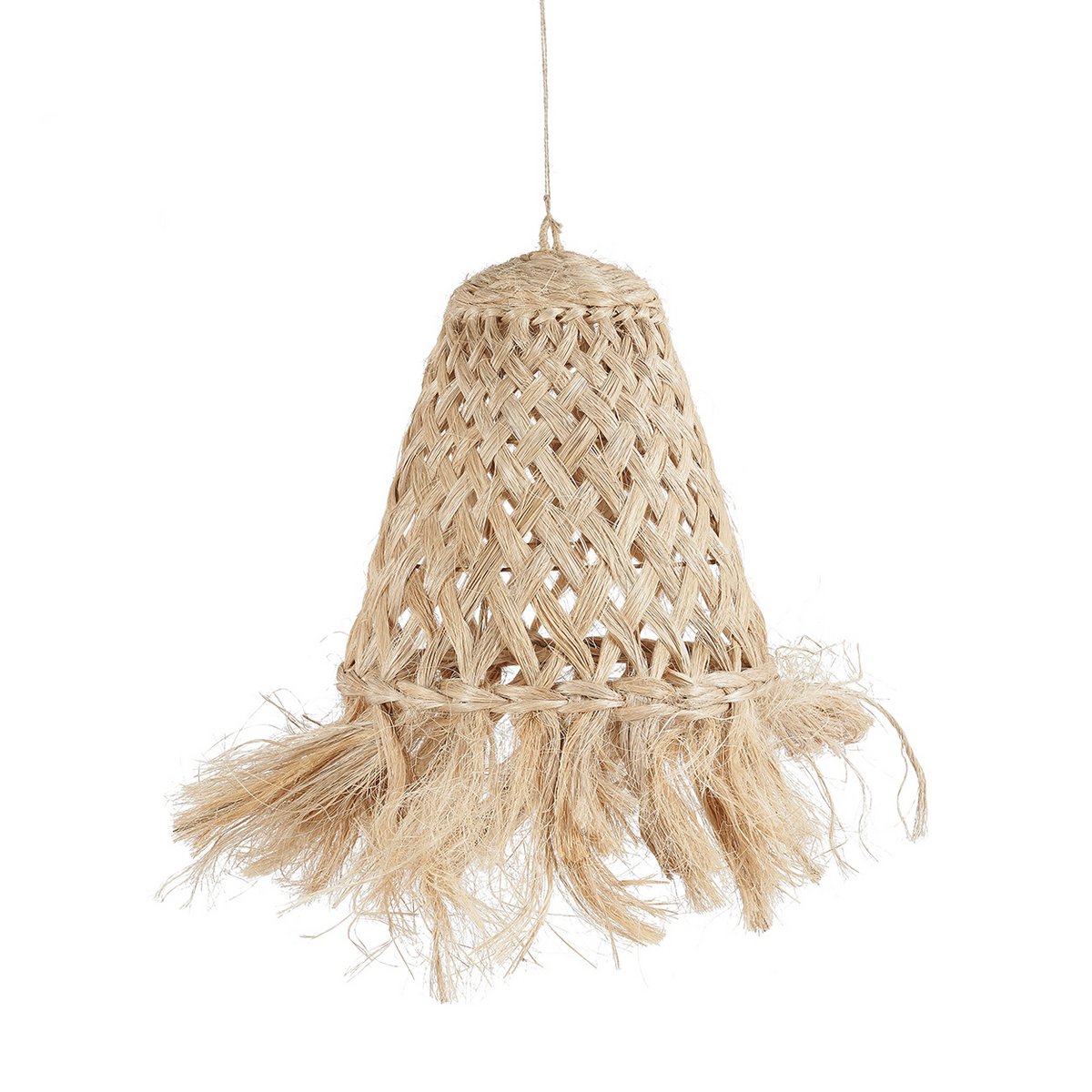 The Abaca Jelly Fish Pendant - Natural - S