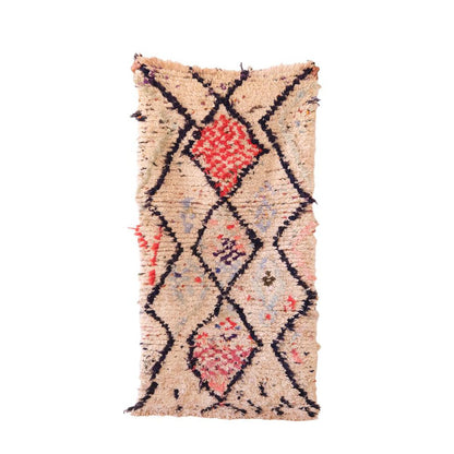 Pure wool Moroccan Berber rug 85 x 172 cm SOLD