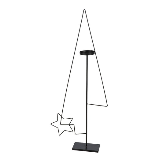 Candlestick Christmas tree star in tree, height 106 cm