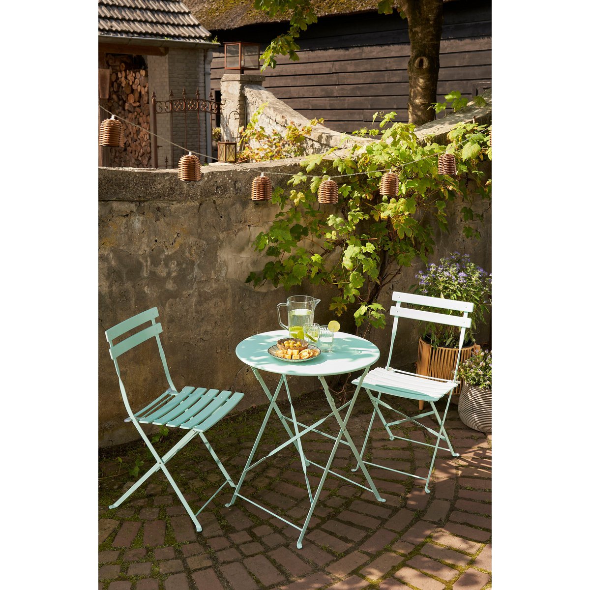 Breakfast plate Corfu Gray