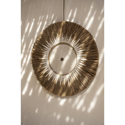 The Raffia Macramé Wall Deco - White Natural