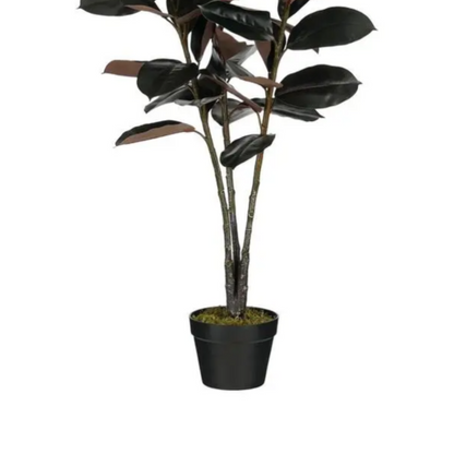 Artificial plant Rubber plant Red