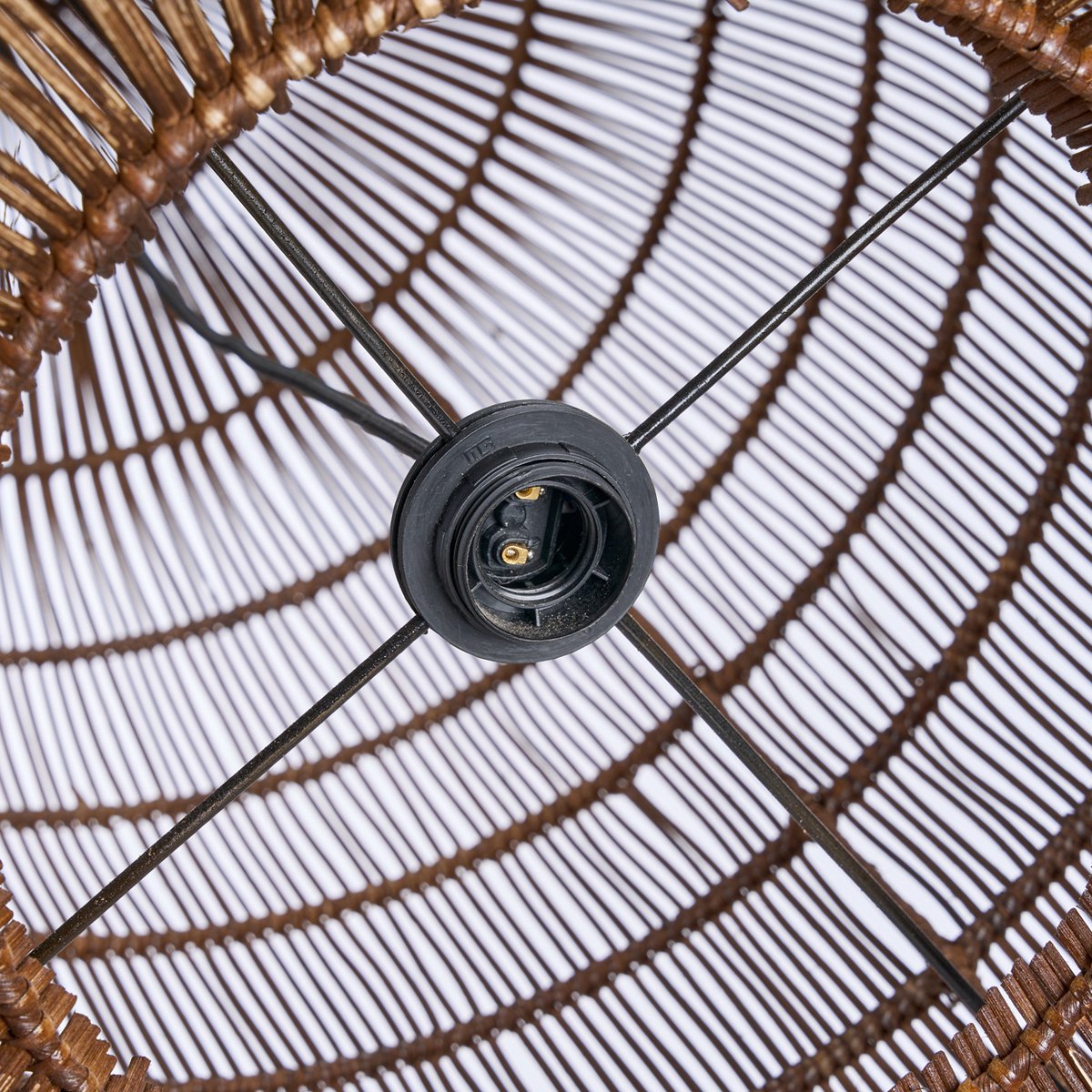 The Woven Bell Pendant - Dark Walnut - XL