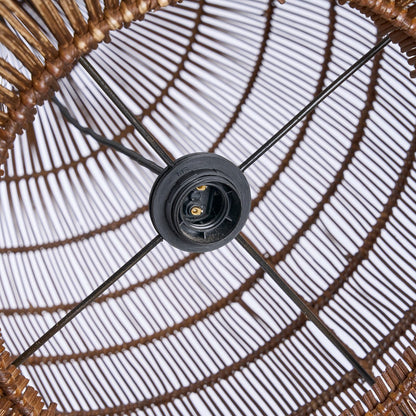 The Woven Bell Pendant - Dark Walnut - XL