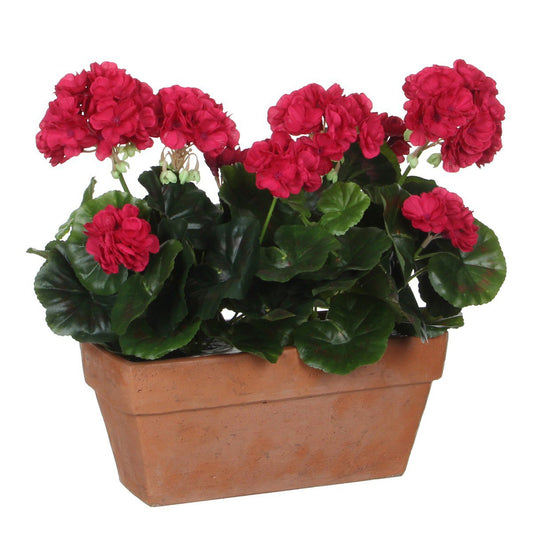 Artificial plant Geranium Dark pink