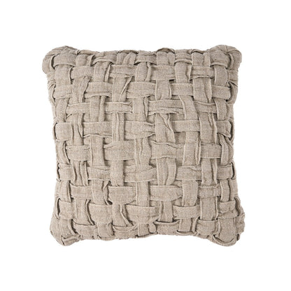 The Linen Crosier Cushion Cover - Natural
