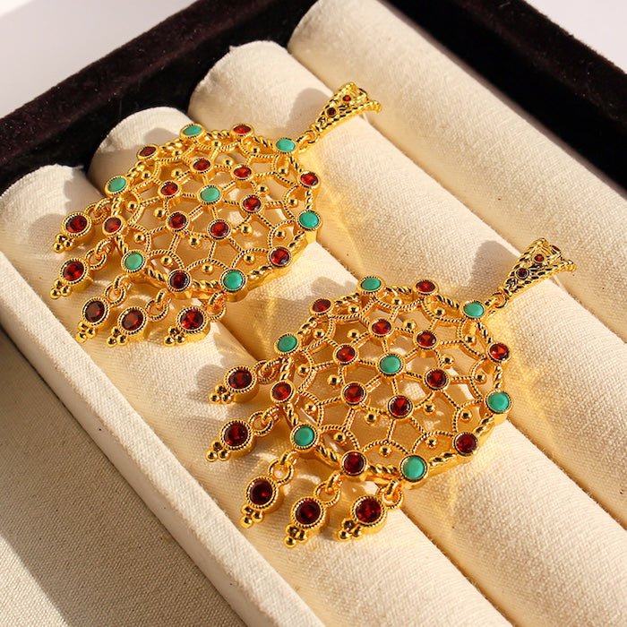 Vintage Dream Catcher Drop Earrings