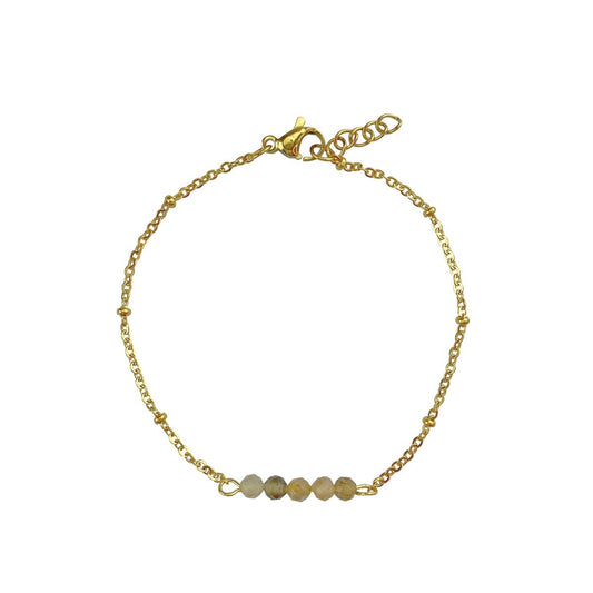 Bracelet Sunstone - Gold