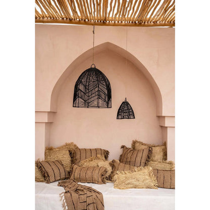 The Oh My Gee Cushion Cover - Beige Black - 40x40