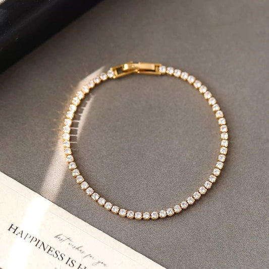 Timeless Diamond Look Sparkling Bracelet
