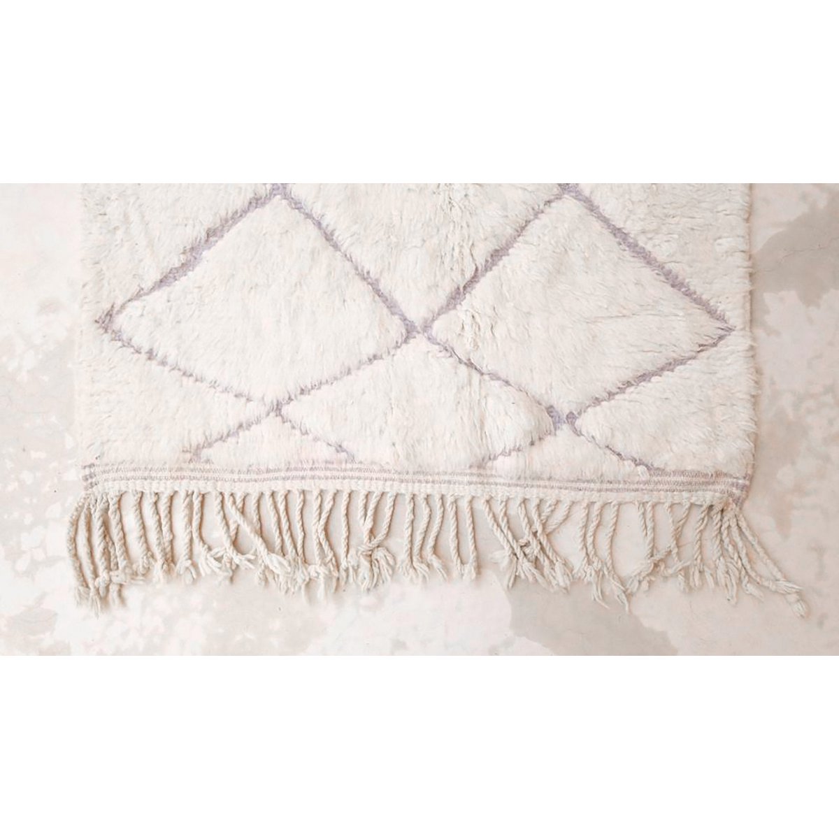 Pure wool Moroccan Berber rug 119 x 199 cm