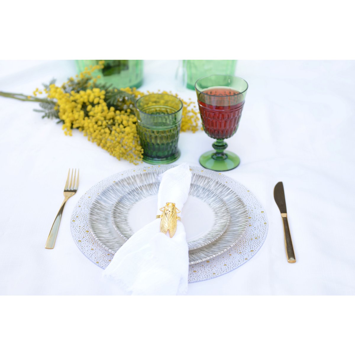 ASSIETTE PLATE KAKI 27CM