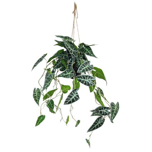 Caladium Artificial Hanging Plant 95cm