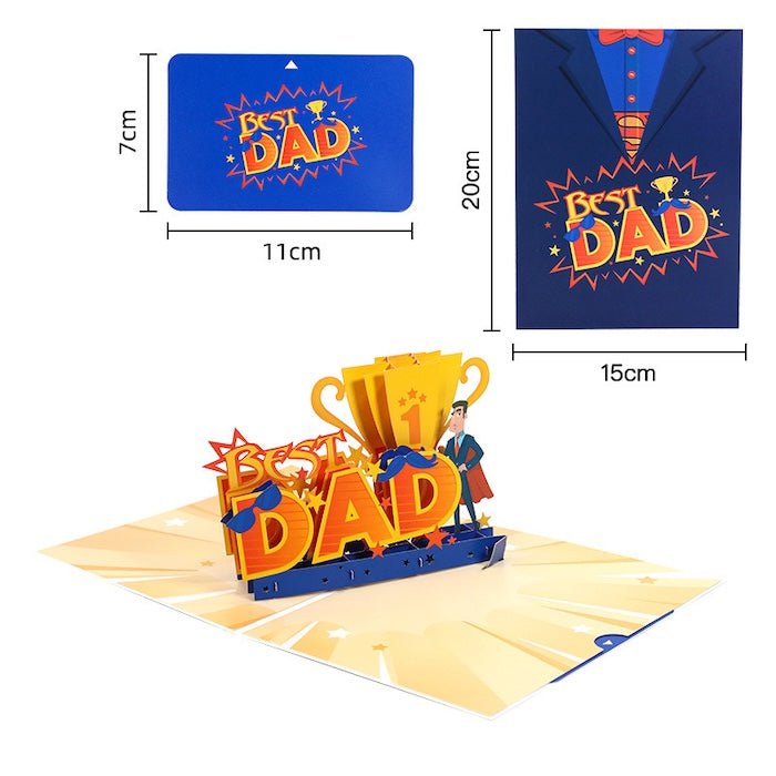 3D Card for Dad-Father's Day Card