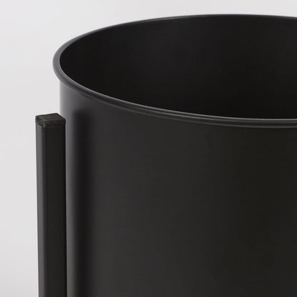 Jessy Flowerpot on Stand - Set of 3 - H35 x Ø27 cm - Metal - Black