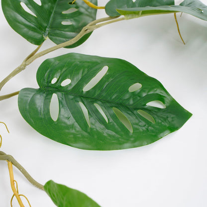 Artificial plant Monstera green