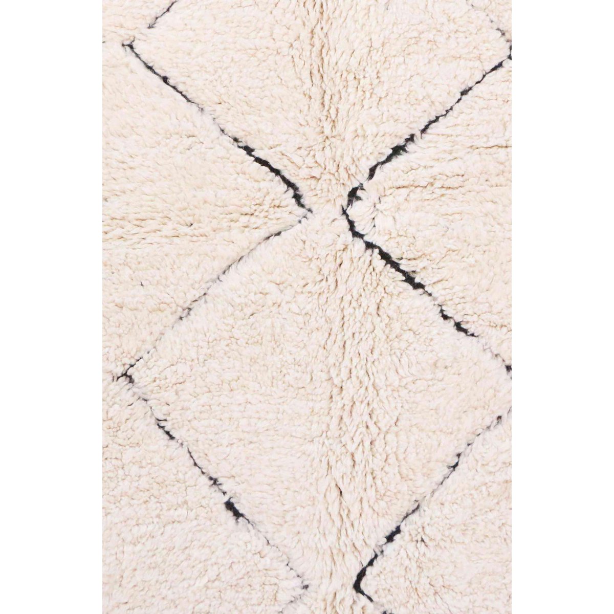 Pure wool Moroccan Berber rug 148 x 248 cm