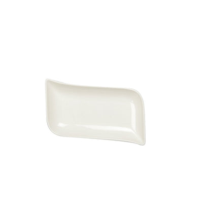 WHITE RECTANGULAR CERAMIC CUP 6X7CM