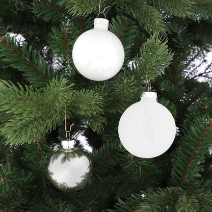 Christmas ball set White