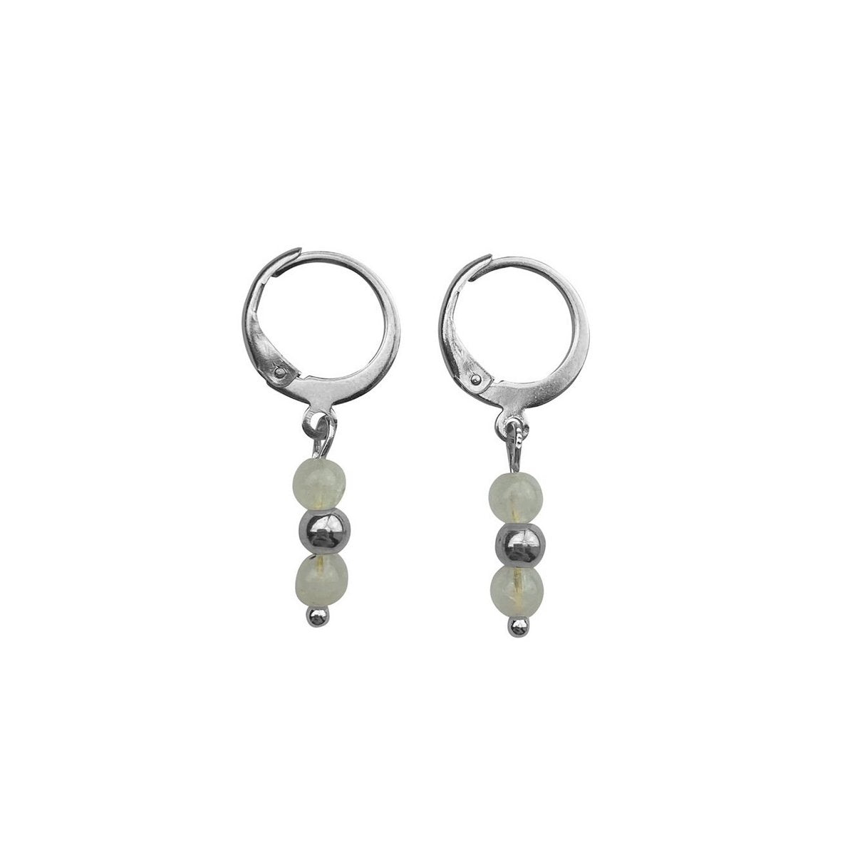 Earrings Moonstones - Silver