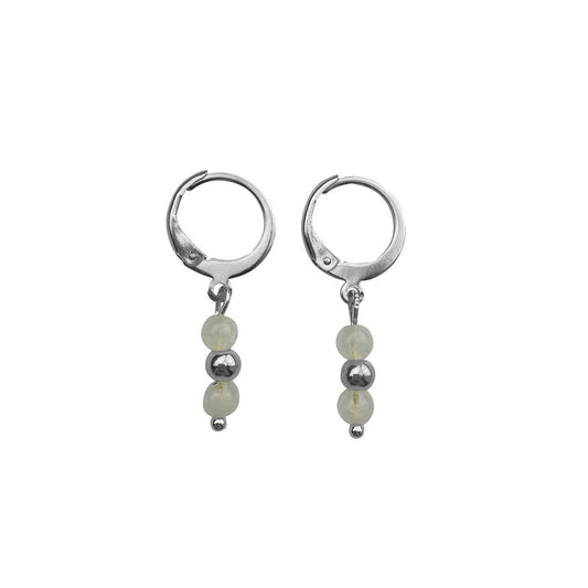 Earrings Moonstones - Silver