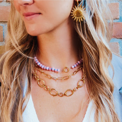 Oval linked chain 'large'