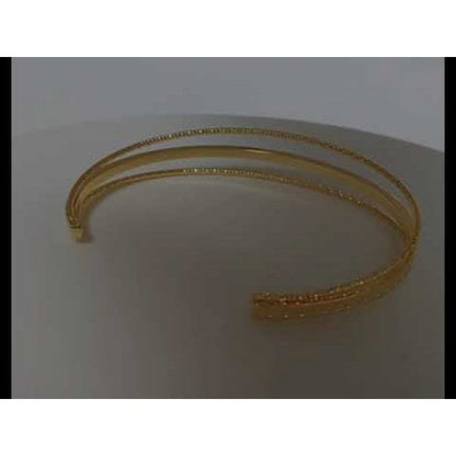 Minimalist Open Bangle Set – Gold & Silver