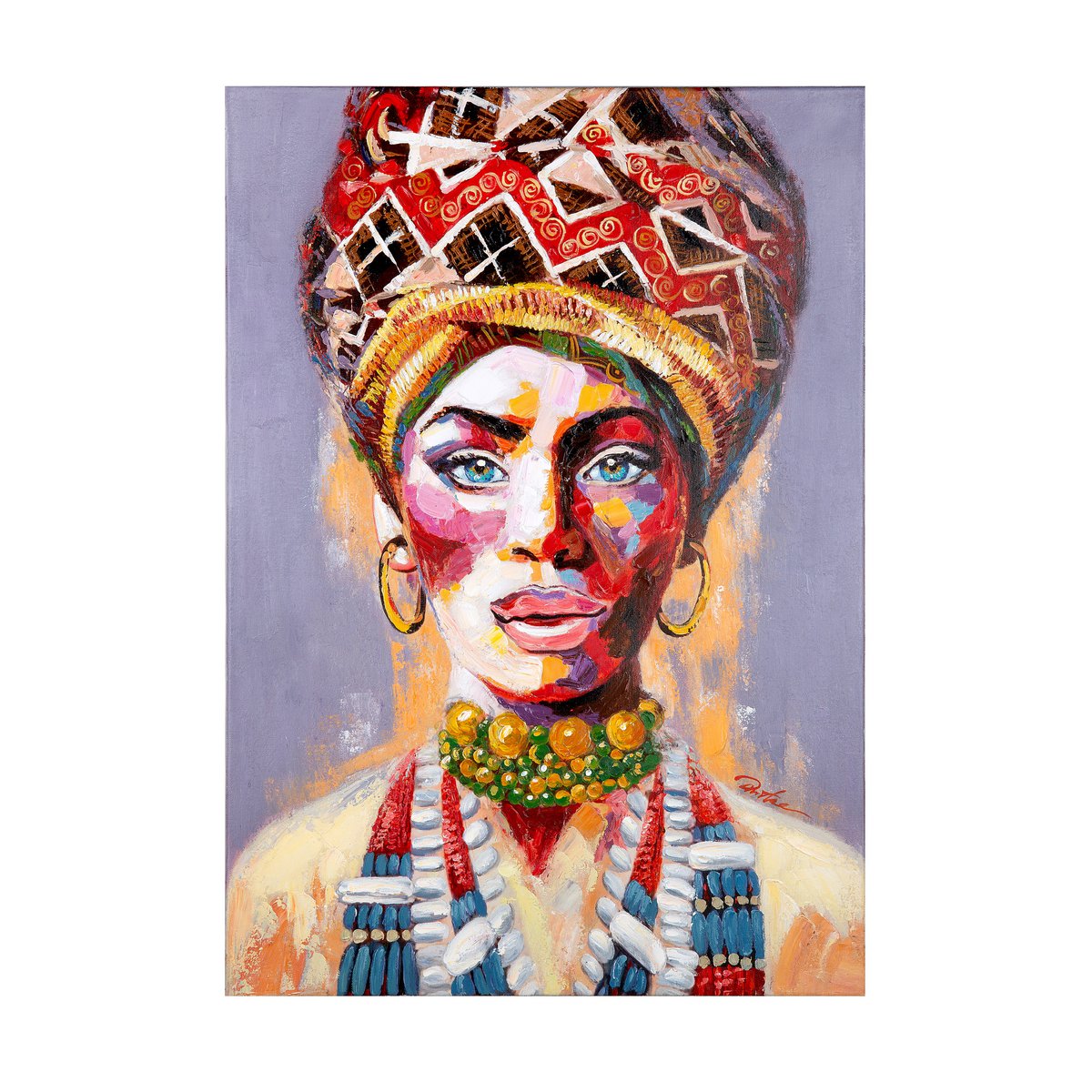 Picture painting African woman "Nala"