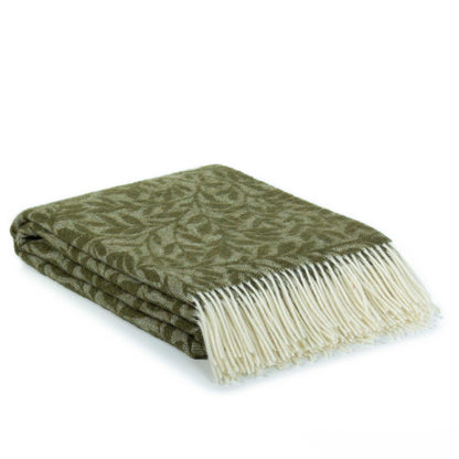 Wool Throw Blanket RAMONCELLO Verde