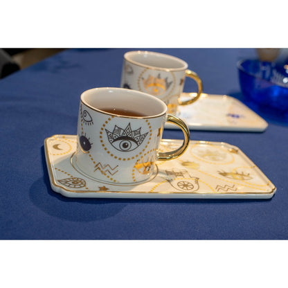 Gourmet coffee duo golden eye