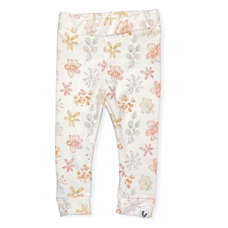 Pants painted flower