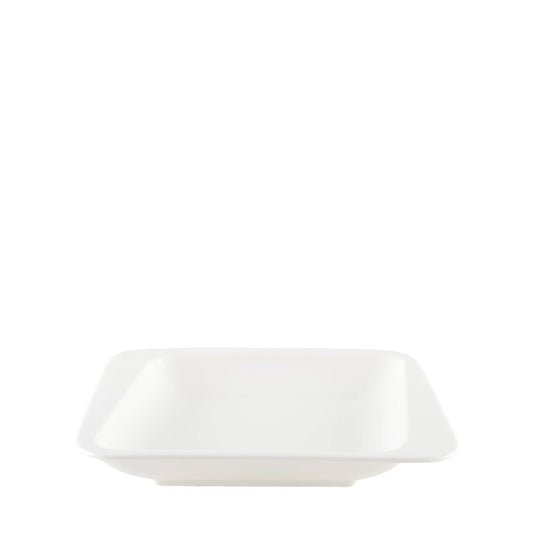 Anna white hollow plate 20.5x18.2x3.1cm
