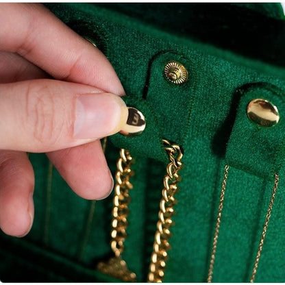 Luxury Velvet Large Jewelry Box