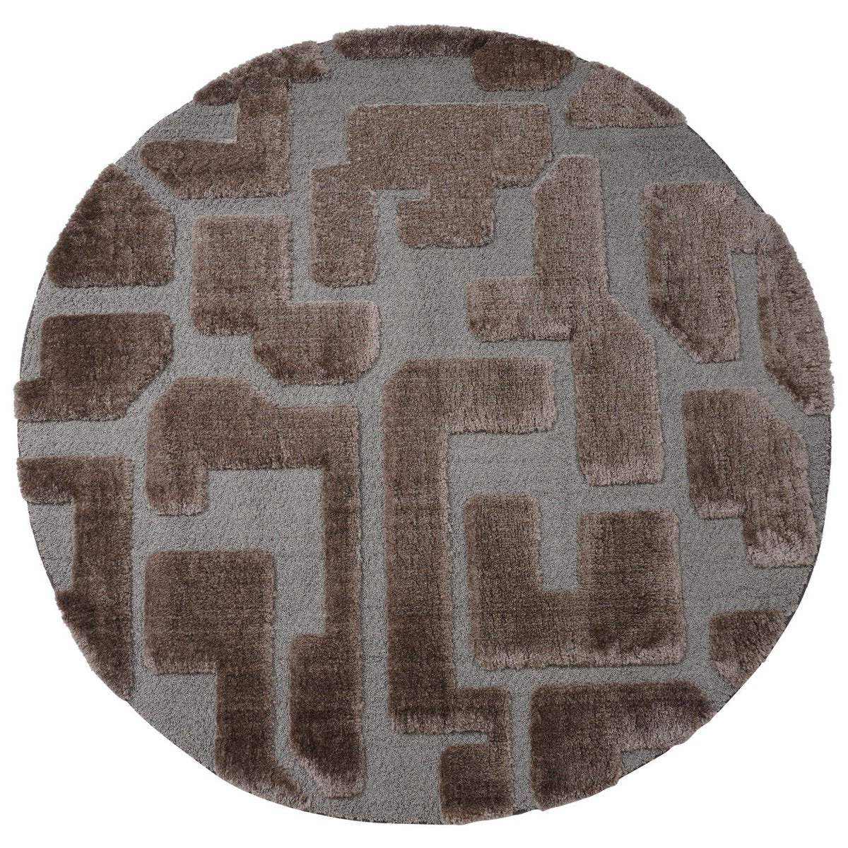 Rug Liana Brown Round Ø160 cm