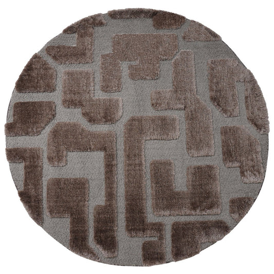 Rug Liana Brown Round Ø160 cm
