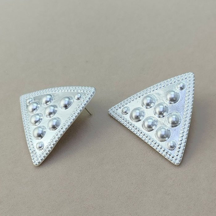 Geometric Triangle Bord Punk Earrings