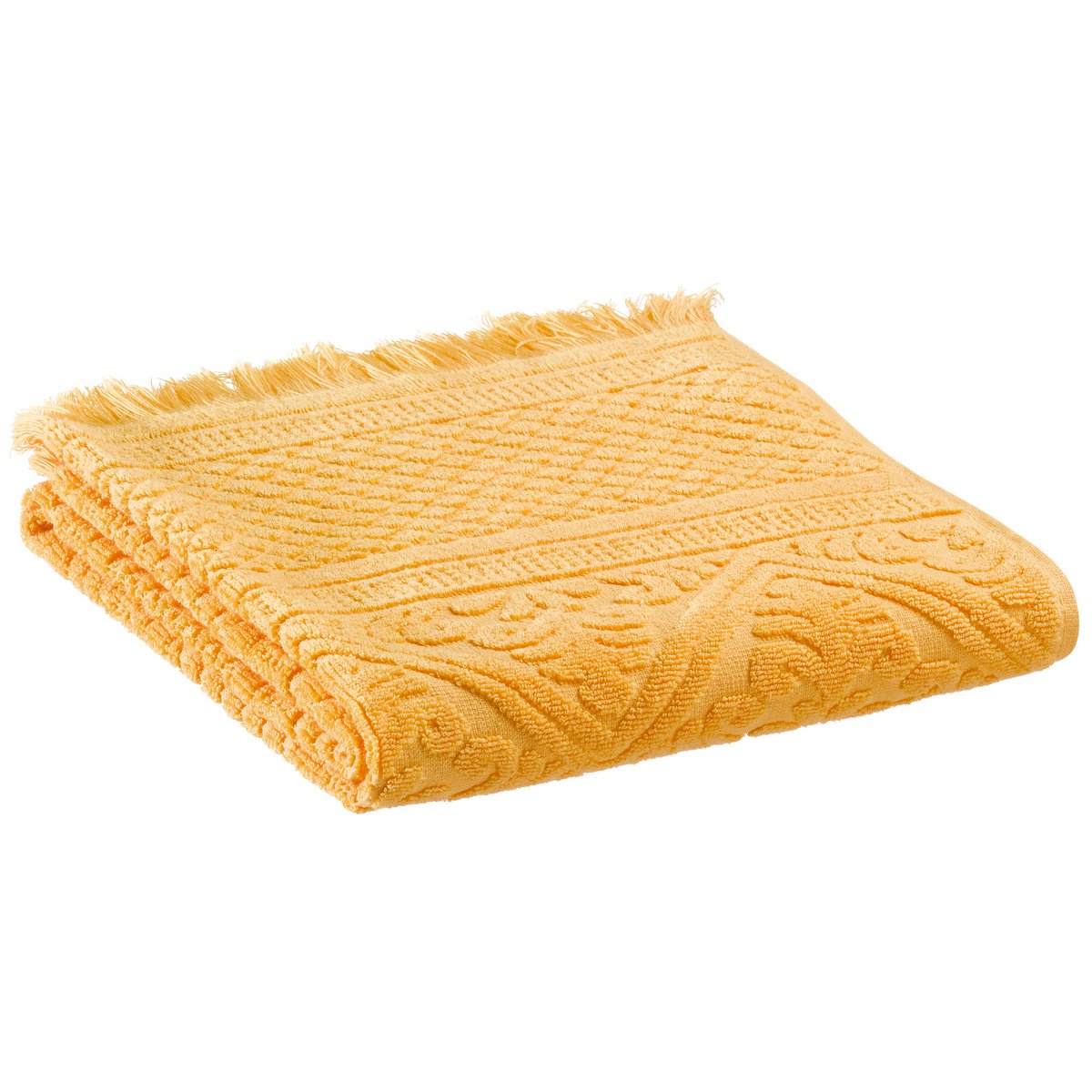 Drap de bain uni Zoe Mimosa 100 x 180