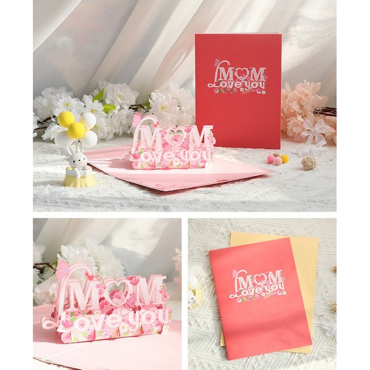 3D Gift Card for Mum-Mother's Day Gift Card