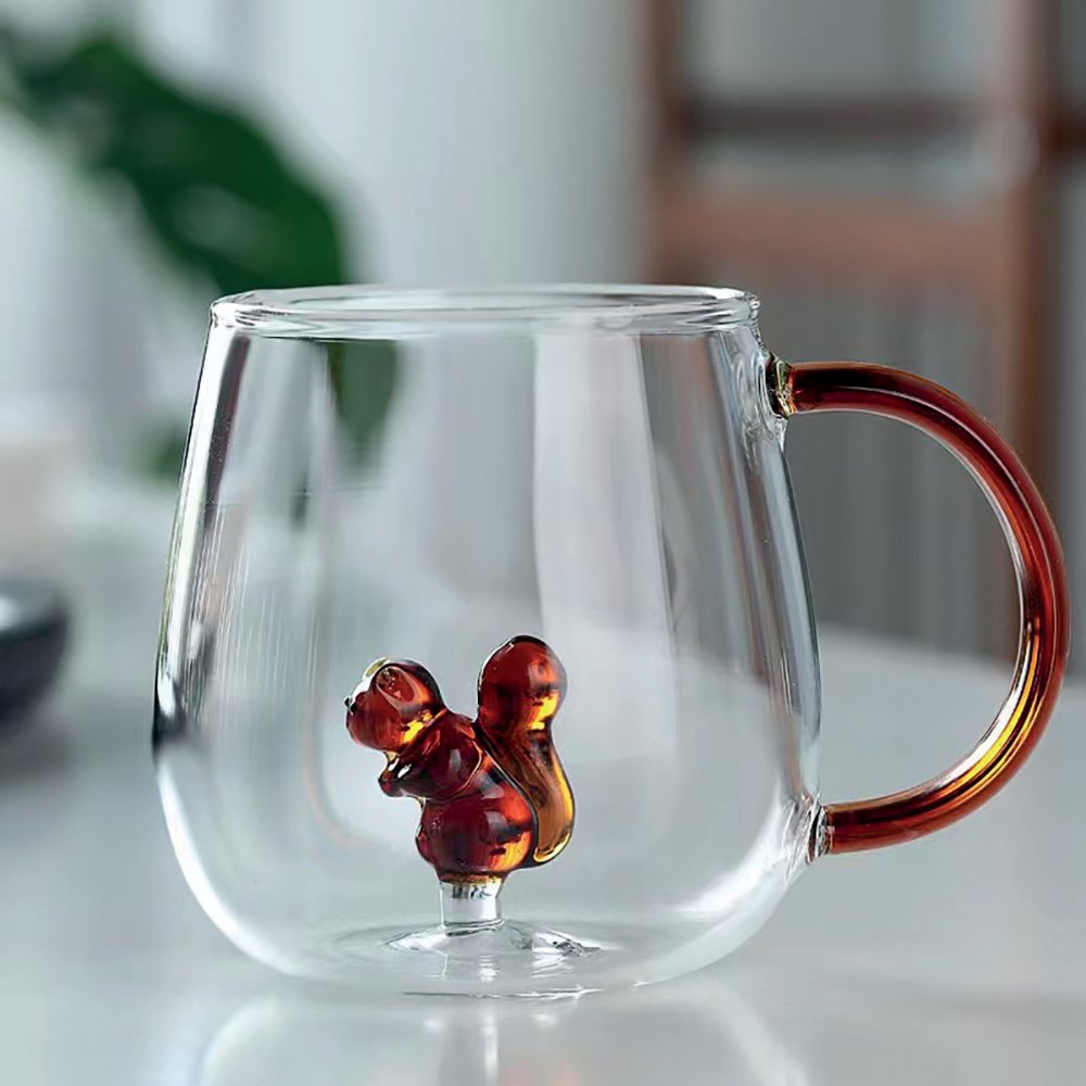 SQUIRREL TEA CUPS - SET OF 2