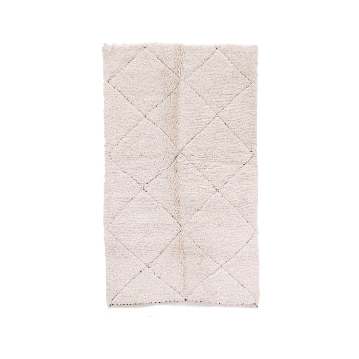 Pure wool Moroccan Berber rug 153 x 248 cm