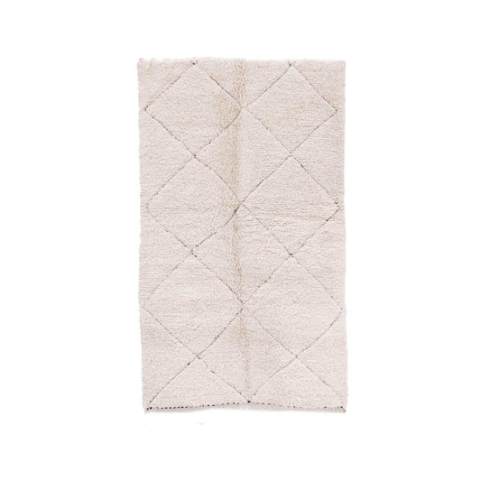 Pure wool Moroccan Berber rug 153 x 248 cm