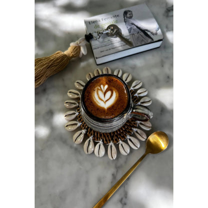 The Colonial Shell Coaster - Natural Brown